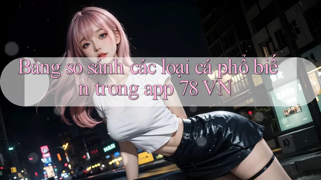 Bảng so sánh các loại cá phổ biến trong app 78 VN Bảng so sánh các loại cá phổ biến trong app 78 VN