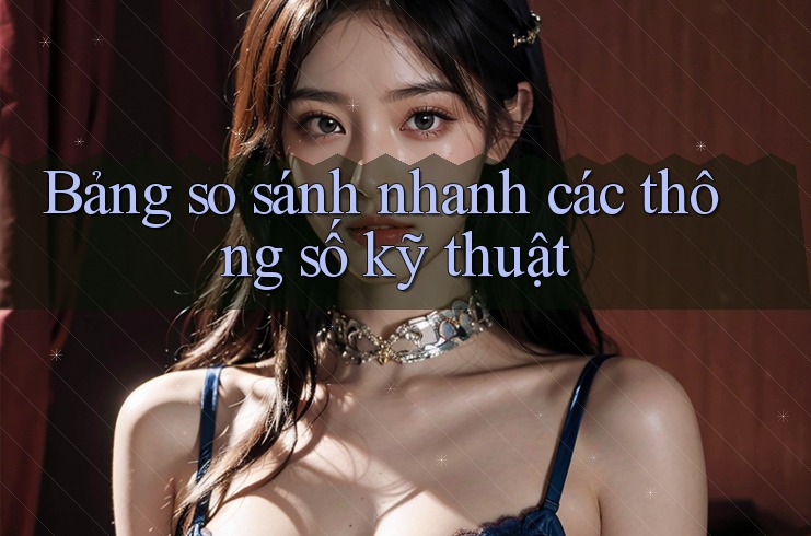 Bảng so sánh nhanh các thông số kỹ thuật Bảng so sánh nhanh các thông số kỹ thuật