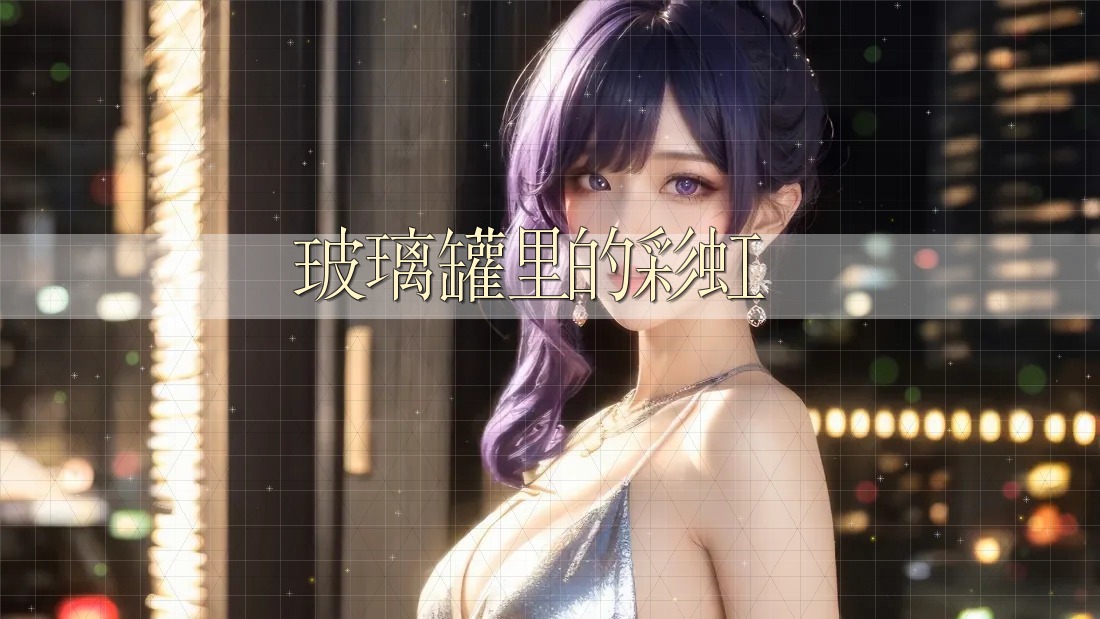 玻璃罐里的彩虹
