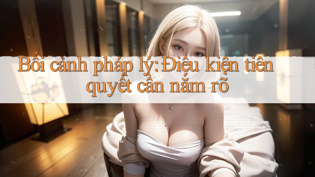 Bối cảnh pháp lý: Điều kiện tiên quyết cần nắm rõ