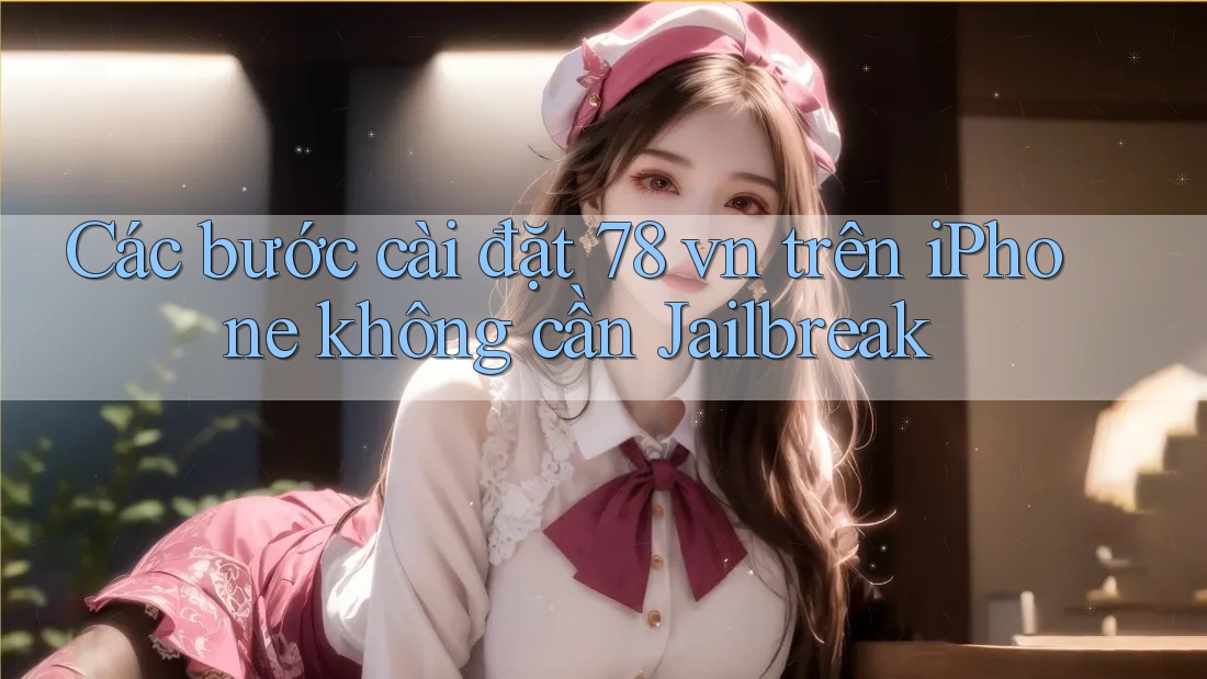 Các bước cài đặt 78 vn trên iPhone không cần Jailbreak Các bước cài đặt 78 vn trên iPhone không cần Jailbreak