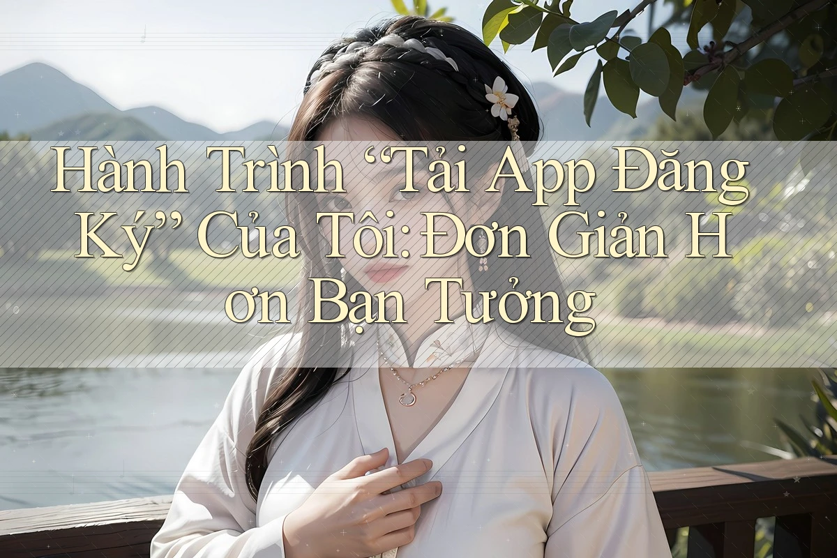 Hành Trình “Tải App Đăng Ký” Của Tôi: Đơn Giản Hơn Bạn Tưởng