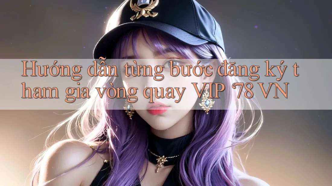 Hướng dẫn từng bước đăng ký tham gia vòng quay VIP ‘78 VN