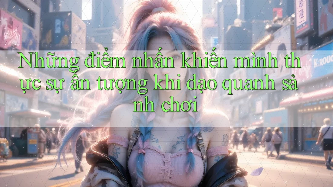 Những điểm nhấn khiến mình thực sự ấn tượng khi dạo quanh sảnh chơi