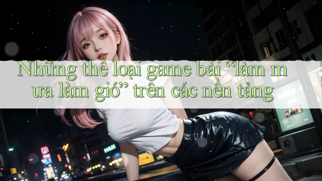 Những thể loại game bài “làm mưa làm gió” trên các nền tảng Những thể loại game bài “làm mưa làm gió” trên các nền tảng
