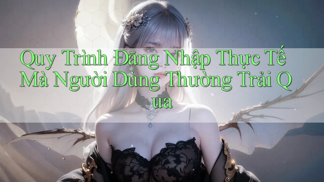 Quy Trình Đăng Nhập Thực Tế Mà Người Dùng Thường Trải Qua Quy Trình Đăng Nhập Thực Tế Mà Người Dùng Thường Trải Qua