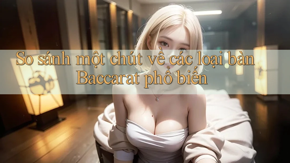 So sánh một chút về các loại bàn Baccarat phổ biến