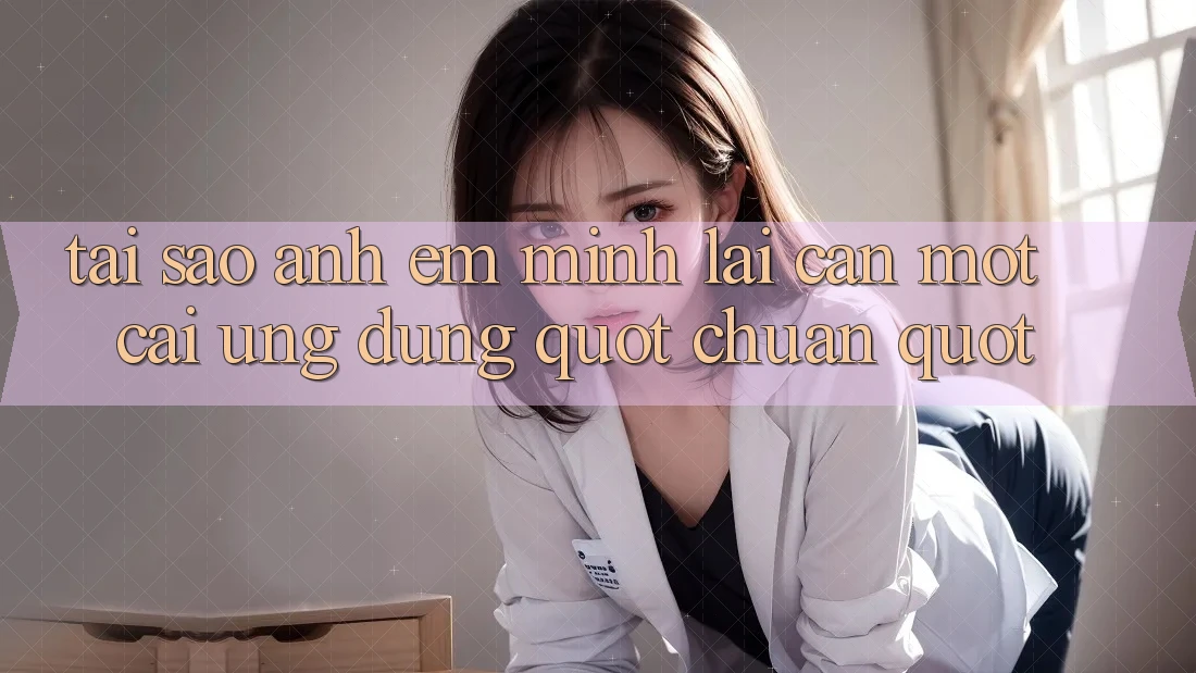 Tại sao anh em mình lại cần một cái ứng dụng " chuẩn" ?