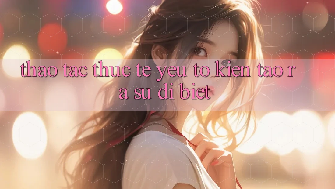 Thao tác Thực Tế: Yếu Tố Kiến tạo ra Sự Dị biệt