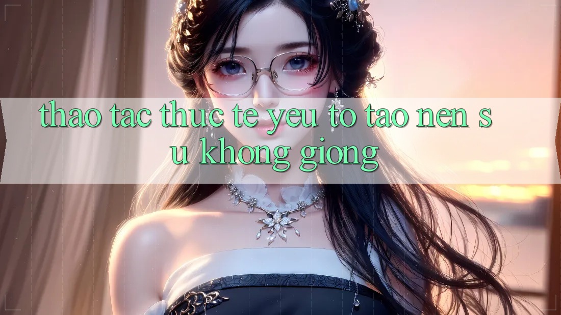 Thao tác Thực Tế: Yếu Tố Tạo Nên Sự Không giống