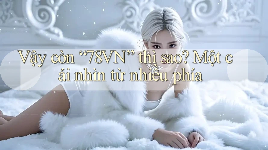Vậy còn “78VN” thì sao? Một cái nhìn từ nhiều phía